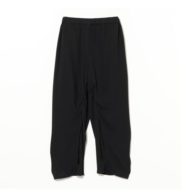 BEAMSBOY「maturely / リサイクル アムンゼン シャーリング アンド スリット パンツ」|チノ|