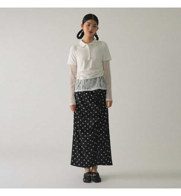 Ray BEAMS 「サイド ドロスト ポロシャツ」|Tシャツ・カットソー|