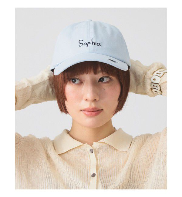 Ray BEAMS 「hand draw ネーム 刺繍 キャップ」|その他|Lt.BLUE