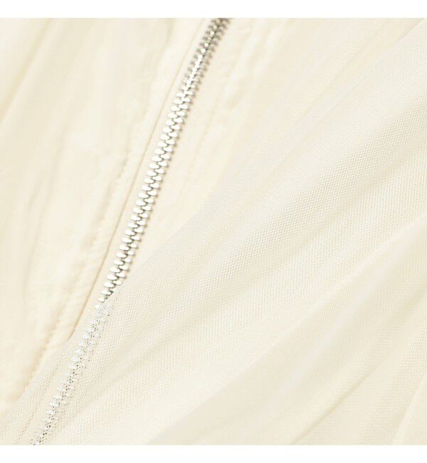 Ray BEAMS 「チュール ギャザー シアー ブルゾン」|ブルゾン・スタジャン|