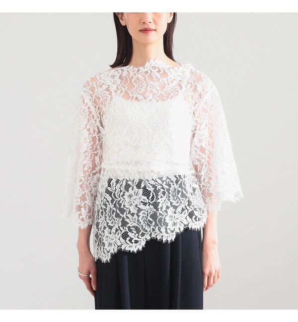 Demi-Luxe BEAMS 「リバーレース ブラウス」|シャツ・ブラウス|