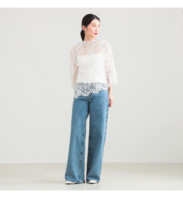 Demi-Luxe BEAMS 「リバーレース ブラウス」|シャツ・ブラウス|