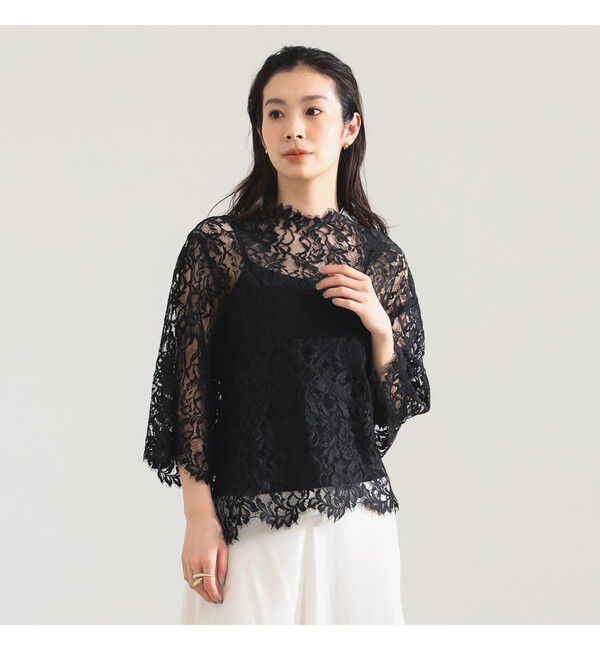 Demi-Luxe BEAMS 「リバーレース ブラウス」|シャツ・ブラウス|