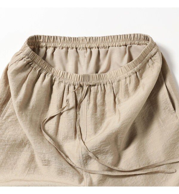 Demi-Luxe BEAMS 「レーヨンリネン ドロスト イージーパンツ」|チノ|