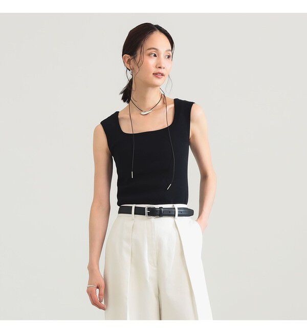 Demi-Luxe BEAMS 「リブニット タンクトップ」|ニット・セーター|