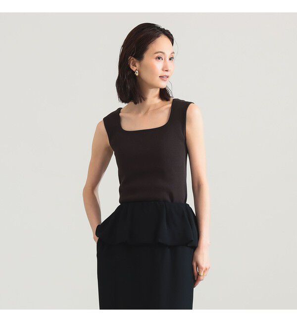 Demi-Luxe BEAMS 「リブニット タンクトップ」|ニット・セーター|