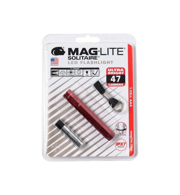 BEAMS「MAG LITE / マグライト SOLITARE LED FLASH LIGHT」|その他|RED