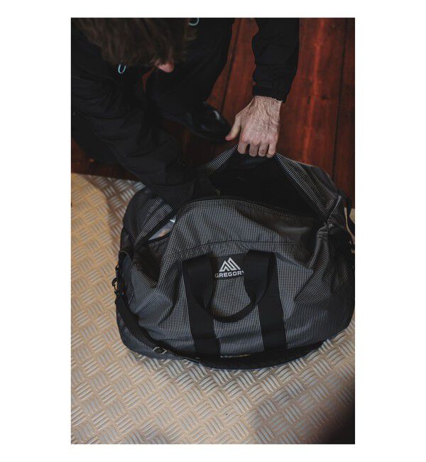 BEAMS「【別注】GREGORY / DUFFEL BAG M RIPSTOP」|リュック|BLACK