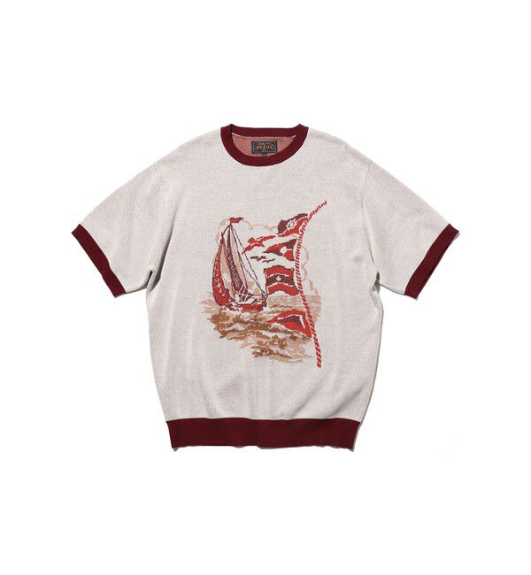 BEAMS PLUS「Knit Tee Jacquard」|Tシャツ・カットソー|SAILING