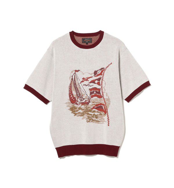 BEAMS PLUS「Knit Tee Jacquard」|Tシャツ・カットソー|
