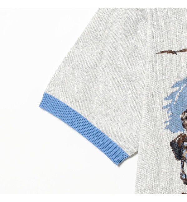 BEAMS PLUS「Knit Tee Jacquard」|Tシャツ・カットソー|
