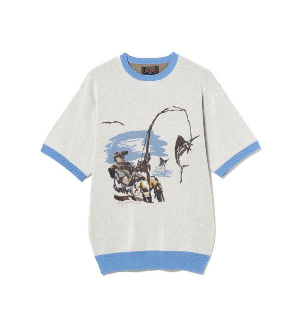 BEAMS PLUS「Knit Tee Jacquard」|Tシャツ・カットソー|