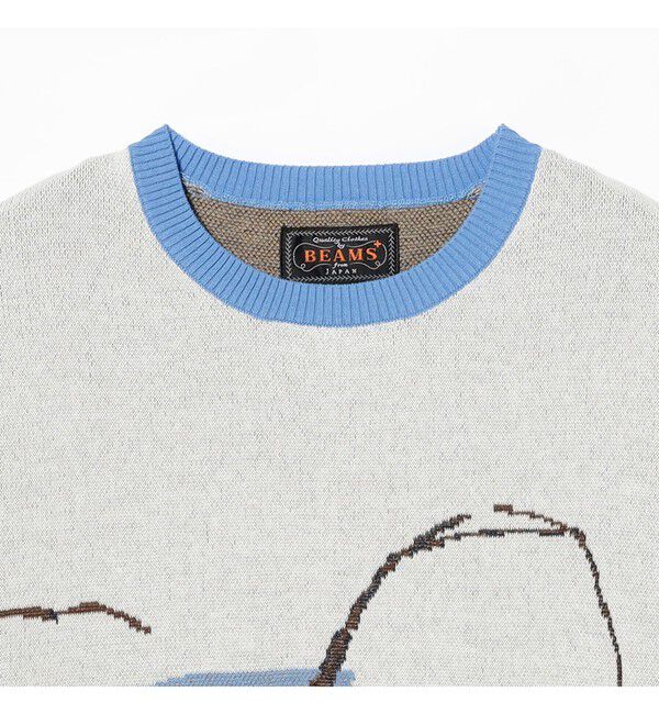 BEAMS PLUS「Knit Tee Jacquard」|Tシャツ・カットソー|
