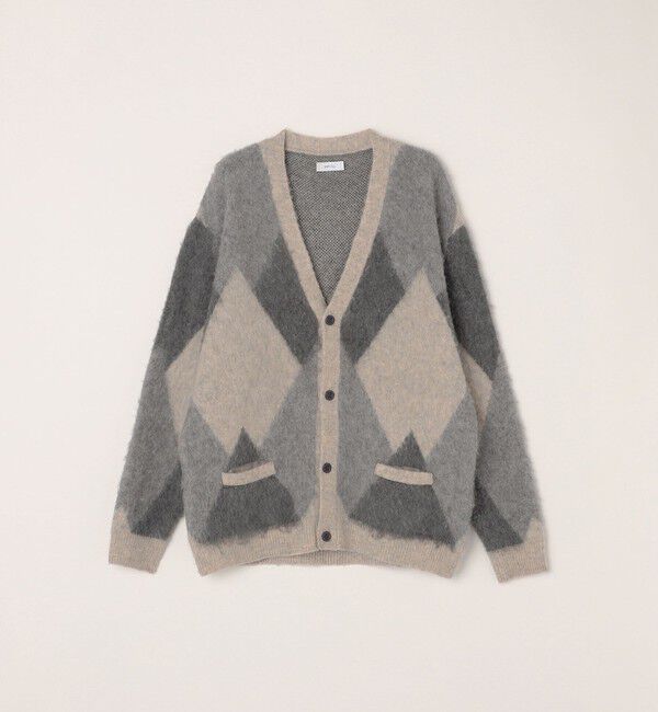SHIPS any「SHIPS any: シャギー パターン ユニセックス ニット カーディガン 23AW◇」|カーディガン|