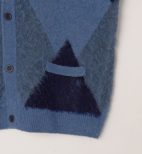 SHIPS any「SHIPS any: シャギー パターン ユニセックス ニット カーディガン 23AW◇」|カーディガン|