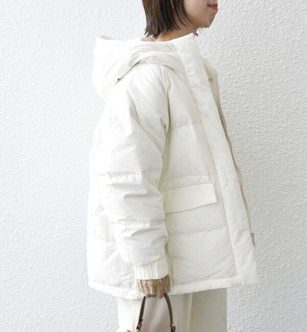 SHIPS any「SHIPS any: フーディ ショート ダウン ジャケット」|ダウン|