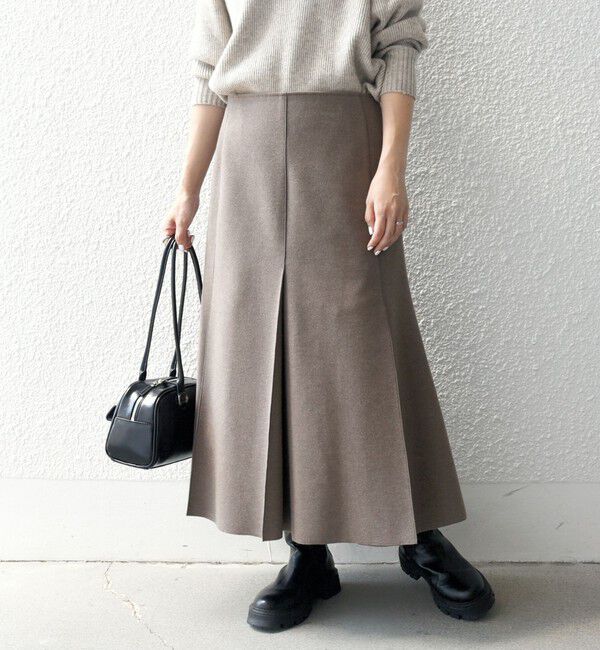 SHIPS any「SHIPS any: エア ニードル タック ミディ スカート」|スカート|