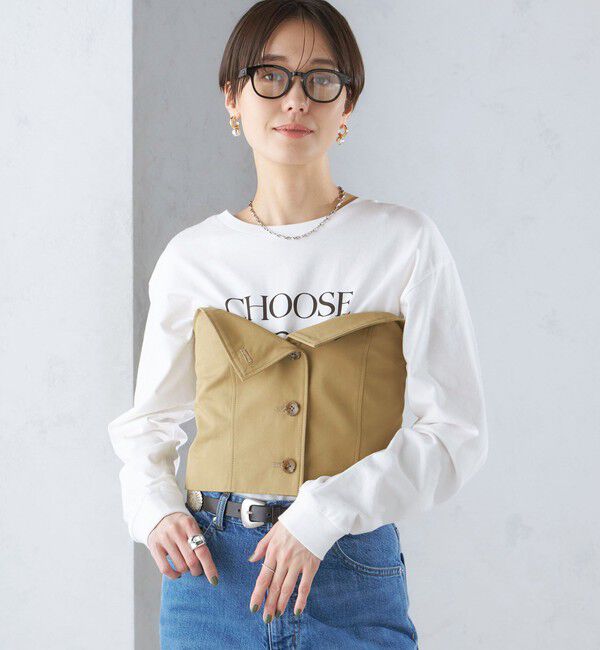 SHIPS for women「〈手洗い可能〉トレンチ ディテール ビスチェ 24SS ◇」|その他|