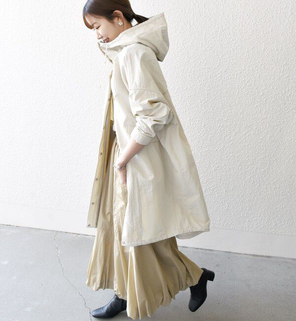 SHIPS any「SHIPS any:〈洗濯機可能〉オーバー フーディ ブルゾン コート」|その他|