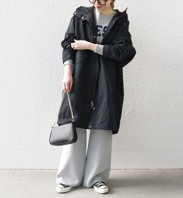 SHIPS any「SHIPS any:〈洗濯機可能〉オーバー フーディ ブルゾン コート」|その他|