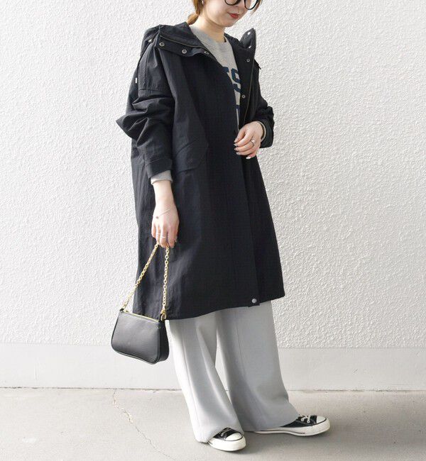 SHIPS any「SHIPS any:〈洗濯機可能〉オーバー フーディ ブルゾン コート」|その他|