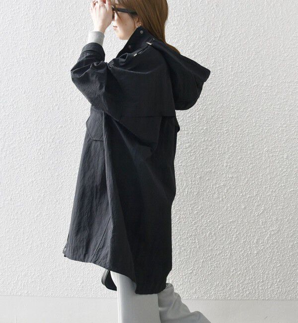 SHIPS any「SHIPS any:〈洗濯機可能〉オーバー フーディ ブルゾン コート」|その他|