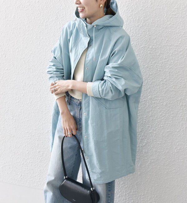 SHIPS any「SHIPS any:〈洗濯機可能〉オーバー フーディ ブルゾン コート」|その他|