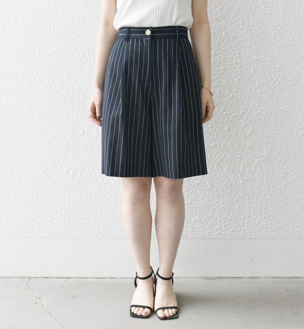 SHIPS any「SHIPS any:〈洗濯機可能〉リネン ミックス ショート パンツ」|その他|