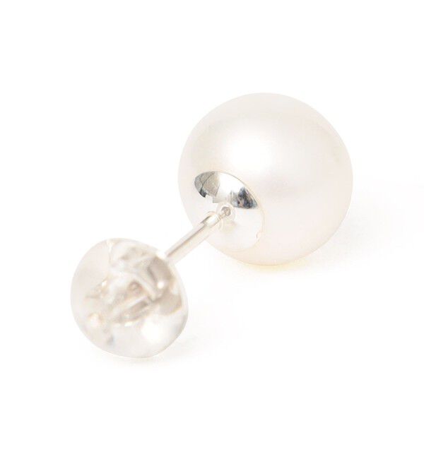 SHIPS for women「8mm 丸玉 ベーシック パール ピアス」|ピアス|