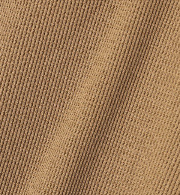 SHIPS any「SHIPS any:〈洗濯機可能〉ワッフル スキッパー Aライン ワンピース」|ワンピース|