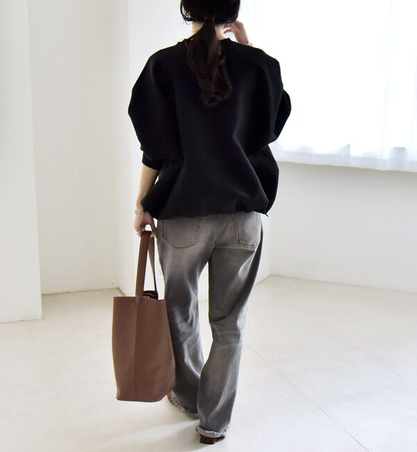 quaranciel「quaranciel:〈洗濯機可能〉ポンチ ドロスト ルーズ プルオーバー」|スウェット・ジャージ|