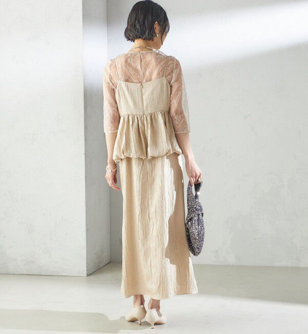 SHIPS for women「kaene:バルーン ペプラム ドレス（セレモニー対応可）」|ドレス|