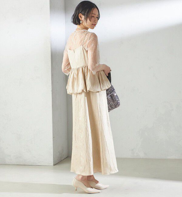 SHIPS for women「kaene:バルーン ペプラム ドレス（セレモニー対応可）」|ドレス|