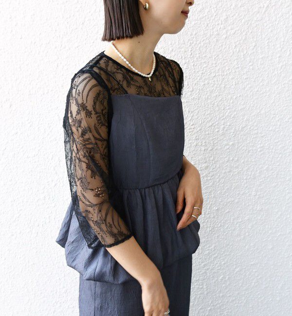 SHIPS for women「kaene:バルーン ペプラム ドレス（セレモニー対応可）」|ドレス|