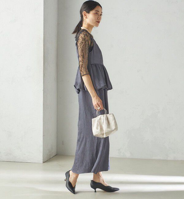 SHIPS for women「kaene:バルーン ペプラム ドレス（セレモニー対応可）」|ドレス|