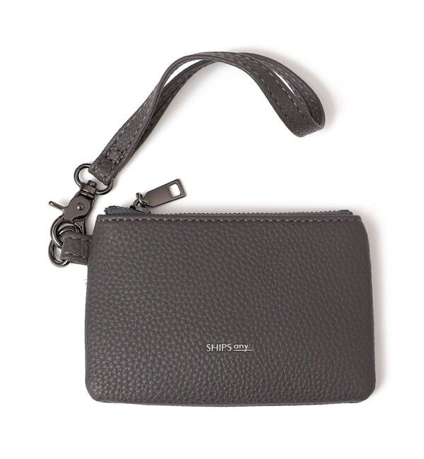 SHIPS any「SHIPS any: スプリット レザー ジップ ショルダーバッグ (カードケース付き) 26SS◆」|ショルダー・メッセンジャー|