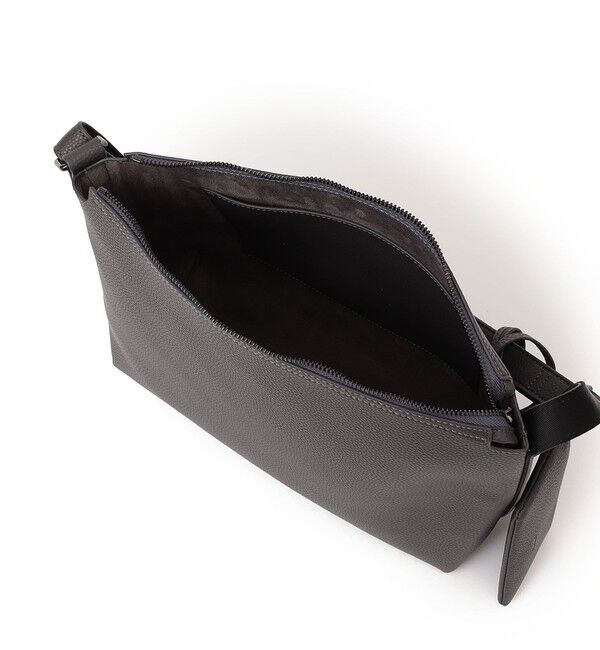 SHIPS any「SHIPS any: スプリット レザー ジップ ショルダーバッグ (カードケース付き) 26SS◆」|ショルダー・メッセンジャー|