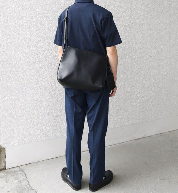 SHIPS any「SHIPS any: スプリット レザー ジップ ショルダーバッグ (カードケース付き) 26SS◆」|ショルダー・メッセンジャー|