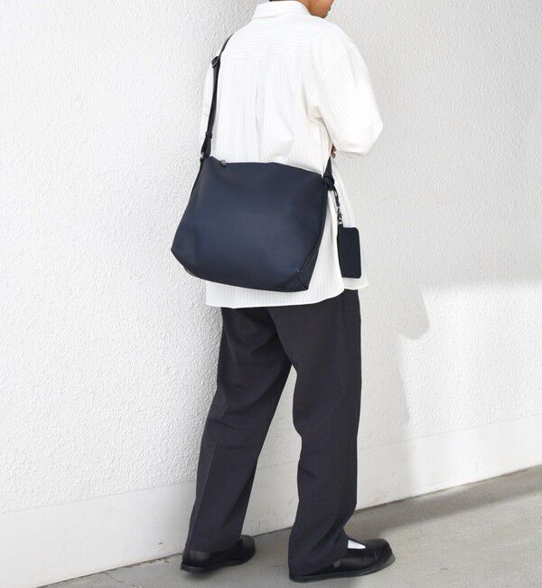 SHIPS any「SHIPS any: スプリット レザー ジップ ショルダーバッグ (カードケース付き) 26SS◆」|ショルダー・メッセンジャー|