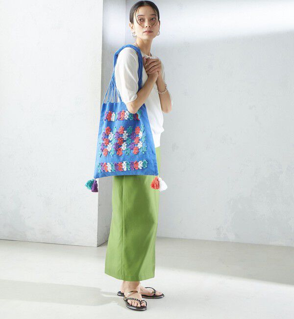 SHIPS for women「RAMESHWARI: ドビー ハンモック バッグ」|トートバッグ|