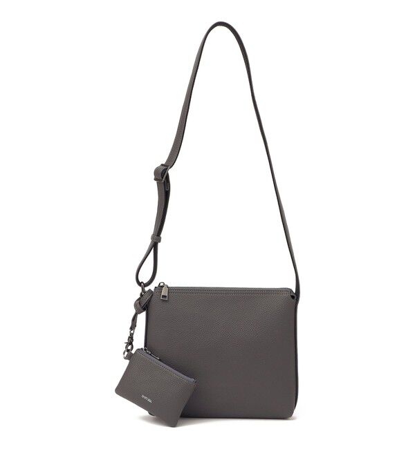 SHIPS any「SHIPS any: スプリット レザー ミディアム ショルダーバッグ (カードケース付き)◆」|ショルダー・メッセンジャー|