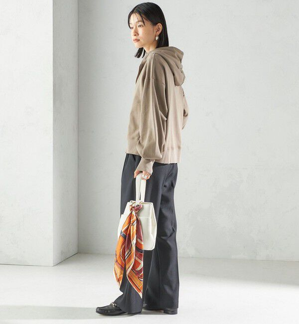 SHIPS for women「ミニ 裏毛 ジップ アップ フーディ」|パーカー|