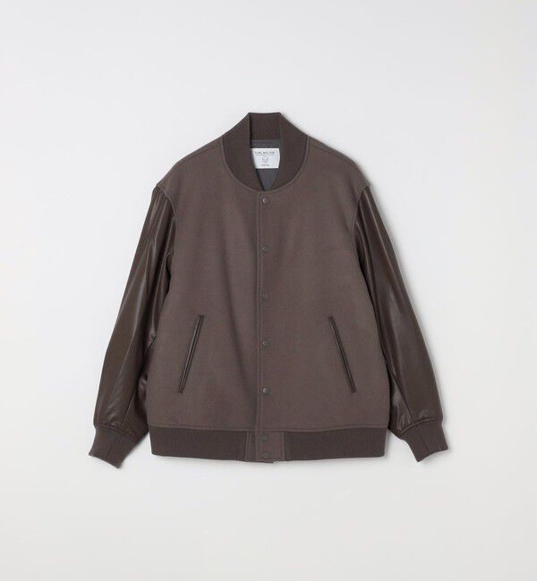 SHIPS any「SHIPS any: PURE WOOL MELTON スタジアム ブルゾン (スタジャン)◇」|ブルゾン・スタジャン|