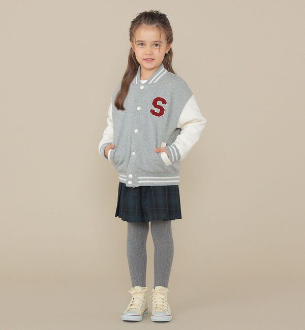SHIPS KIDS「SHIPS KIDS:100～130cm/スタジアム ジャケット」|ブルゾン・スタジャン|