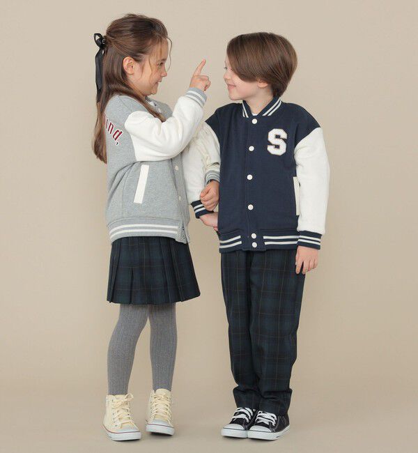 SHIPS KIDS「SHIPS KIDS:100～130cm/スタジアム ジャケット」|ブルゾン・スタジャン|