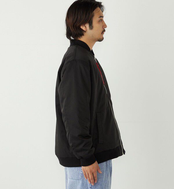 SHIPS Colors 「SHIPS Colors:〈撥水〉ボア ボマー ジャケット」|ブルゾン・スタジャン|