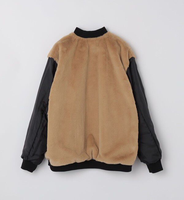 SHIPS Colors 「SHIPS Colors:〈撥水〉ボア ボマー ジャケット」|ブルゾン・スタジャン|