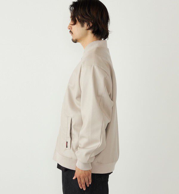 SHIPS Colors 「SHIPS Colors:合成皮革 ボア ボマー ジャケット」|ブルゾン・スタジャン|