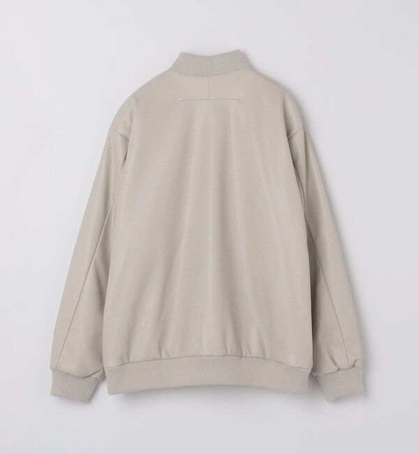 SHIPS Colors 「SHIPS Colors:合成皮革 ボア ボマー ジャケット」|ブルゾン・スタジャン|