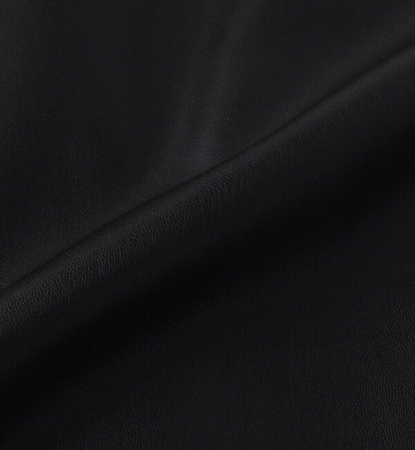 SHIPS Colors 「SHIPS Colors:合成皮革 ボア ボマー ジャケット」|ブルゾン・スタジャン|